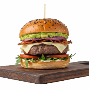 green burger