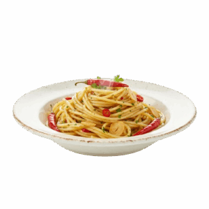 spaghetti aglio,olio e peperoncino