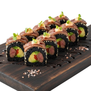 157 uramaki black sake 8 pz