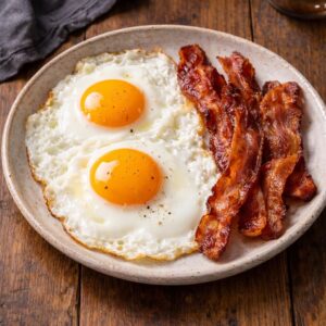 uova e bacon croccante