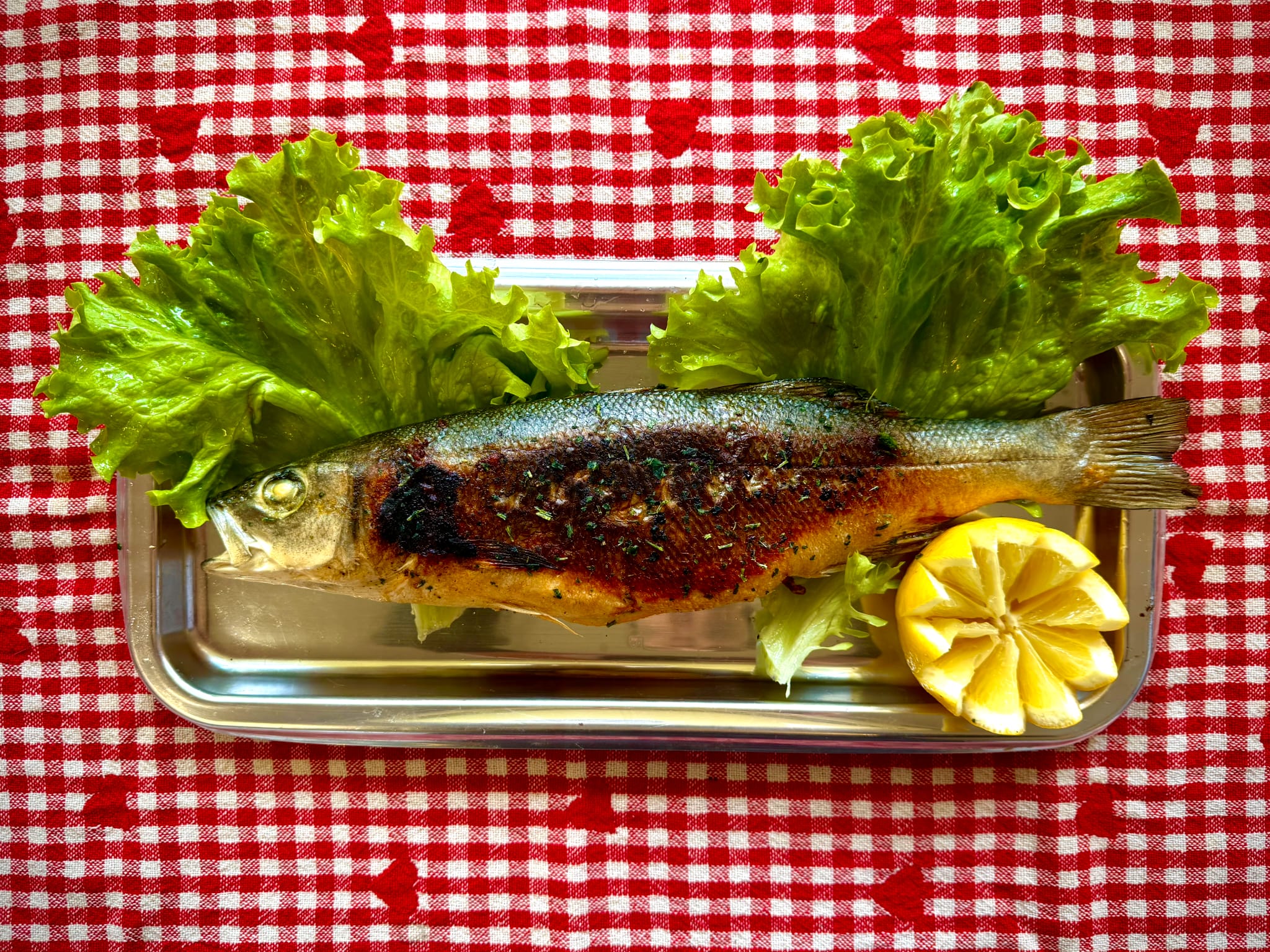 branzino alla piastra