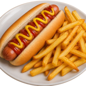 Hot Dog con Patate Fritte